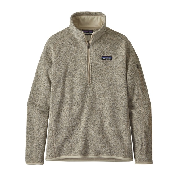 Patagonia Tops - Patagonia Women's Better Sweater 1/4-Zip pullover in a pelican beige color XS